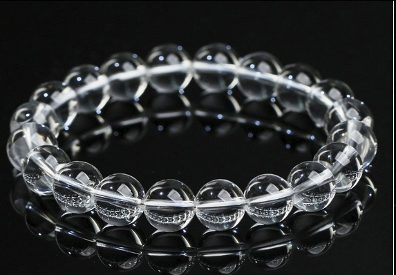 White Crystal Bracelet | Natural Healing Stone Beaded Bracelet | Chakra Balancing Spiritual Jewelry | Anxiety Relief Energy Bracelet Gift for Women Men